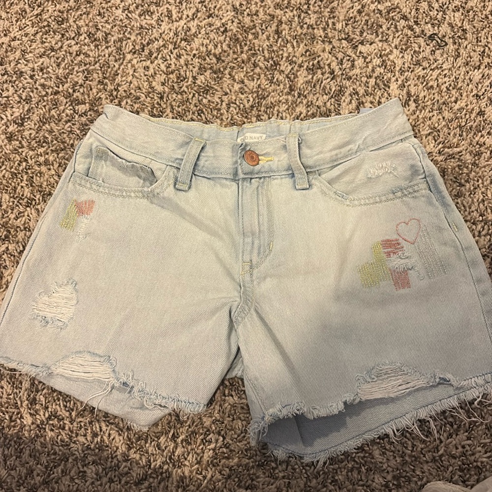 Old navy denim shorts w detail
